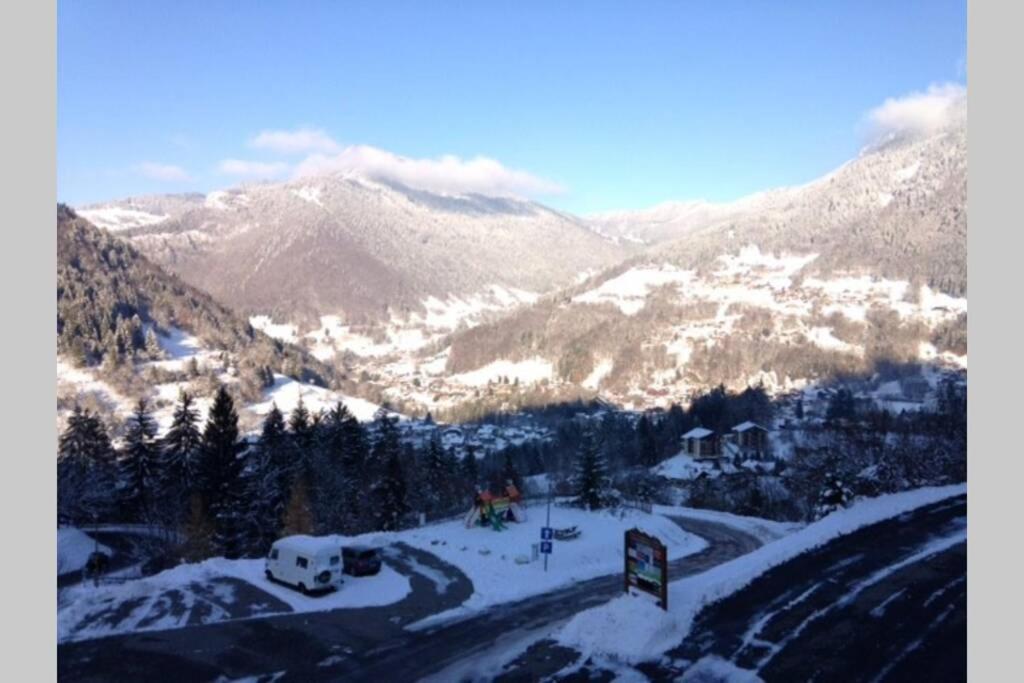 Au Pied Des Pistes B31, Chaleureux Studio 4 Pers, Vue Sur La Vallee Imprenable Avec Wifi, Draps Non Compris Saint-Jean-dʼAulps Exteriör bild