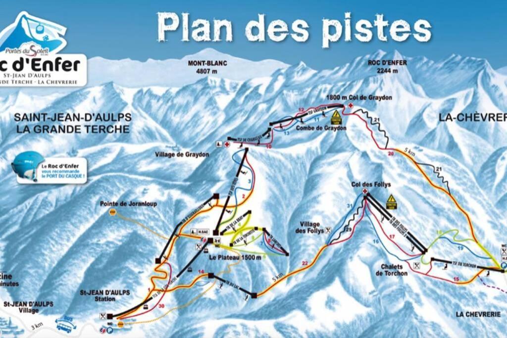Au Pied Des Pistes B31, Chaleureux Studio 4 Pers, Vue Sur La Vallee Imprenable Avec Wifi, Draps Non Compris Saint-Jean-dʼAulps Exteriör bild