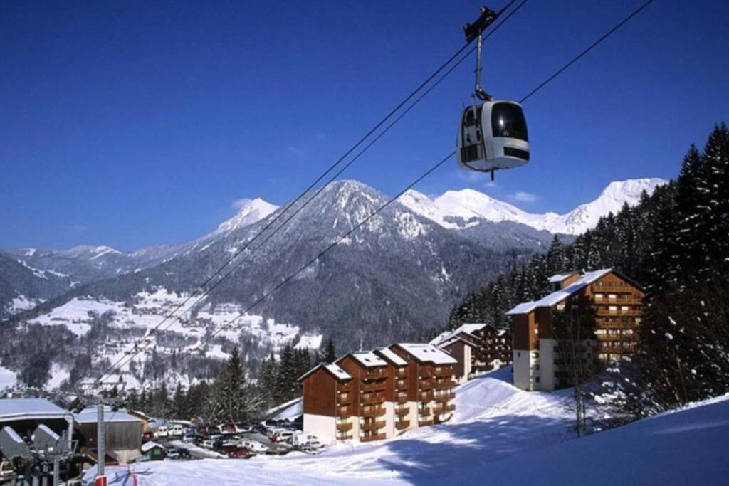 Au Pied Des Pistes B31, Chaleureux Studio 4 Pers, Vue Sur La Vallee Imprenable Avec Wifi, Draps Non Compris Saint-Jean-dʼAulps Exteriör bild