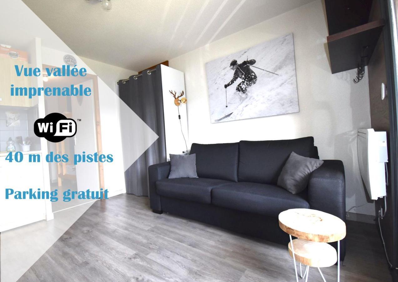 Au Pied Des Pistes B31, Chaleureux Studio 4 Pers, Vue Sur La Vallee Imprenable Avec Wifi, Draps Non Compris Saint-Jean-dʼAulps Exteriör bild